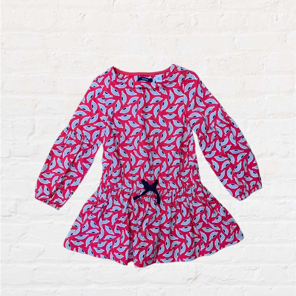 NWOT Beautiful OKAÏDI Dress W/Birds Pattern